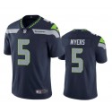 Seattle Seahawks #5 Jason Myers Navy Vapor Untouchable Limited Stitched Jersey