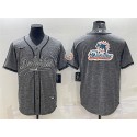 Miami Dolphins Gray Team Big Logo With Patch Cool Base Stitched Jersey