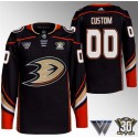 Anaheim Ducks Custom Black 30th Anniversary Stitched Jersey
