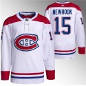 Montreal Canadiens #15 Alex Newhook White Stitched Jersey