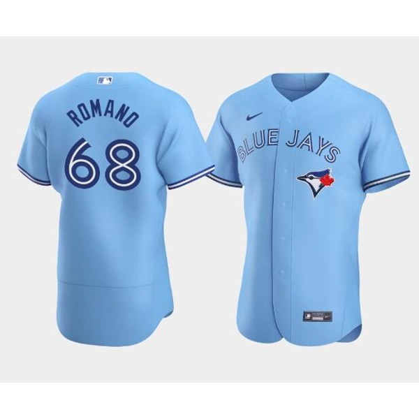 Toronto Blue Jays #68 Jordan Romano Blue Flex Base Stitched Jersey
