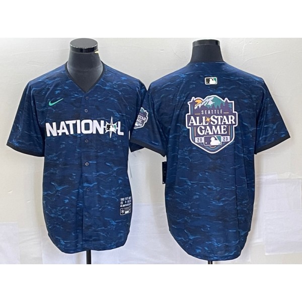 2023 All-Star Royal Big Logo Stitched Jersey