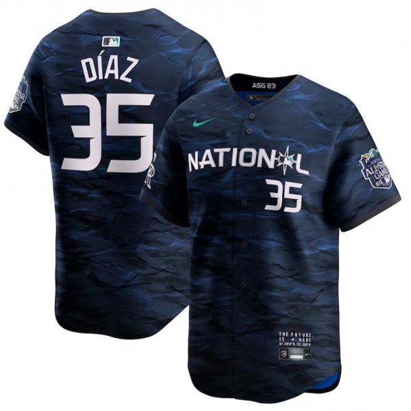 Colorado Rockies #35 Elias Díaz Royal 2023 All-Star Stitched Jersey
