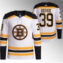 Boston Bruins #39 Morgan Geekie White Stitched Jersey