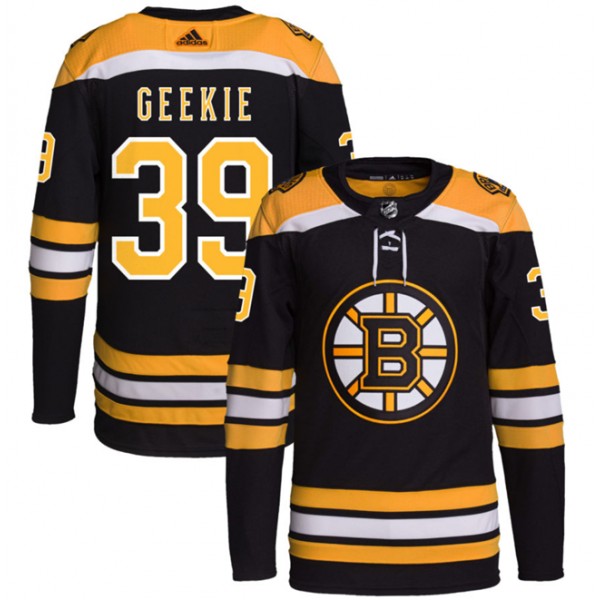 Boston Bruins #39 Morgan Geekie Black Stitched Jersey