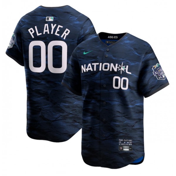 Atlanta Braves Custom Royal 2023 All-Star Cool Base Stitched Jersey