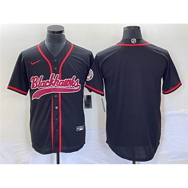 Chicago Blackhawks Blank Black Cool Base Stitched Jersey