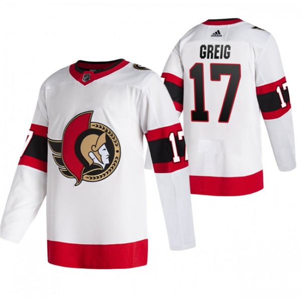Ottawa Senators #17 Zack MacEwen White Stitched Jersey