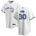 Toronto Blue Jays #30 Alejandro Kirk White Cool Base Stitched Jersey