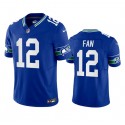 Seattle Seahawks 12th Fan Royal 2023 F.U.S.E. Vapor Limited Throwback Stitched Jersey