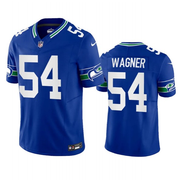 Seattle Seahawks #54 Bobby Wagner Royal 2023 F.U.S.E. Vapor Limited Throwback Stitched Jersey