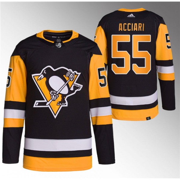 Pittsburgh Penguins #55 Noel Acciari Black Stitched Jersey