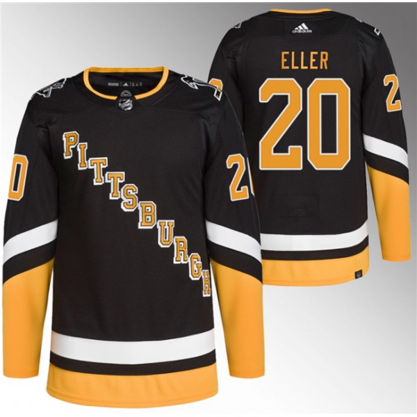 Pittsburgh Penguins #20 Lars Eller Black Stitched Jersey