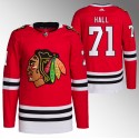Chicago Blackhawks #71 Taylor Hall Red Stitched Jersey