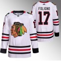 Chicago Blackhawks #17 Nick Foligno White Stitched Jersey