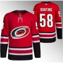 Carolina Hurricanes #58 Michael Bunting Red Stitched Jersey