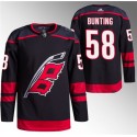 Carolina Hurricanes #58 Michael Bunting Black Stitched Jersey