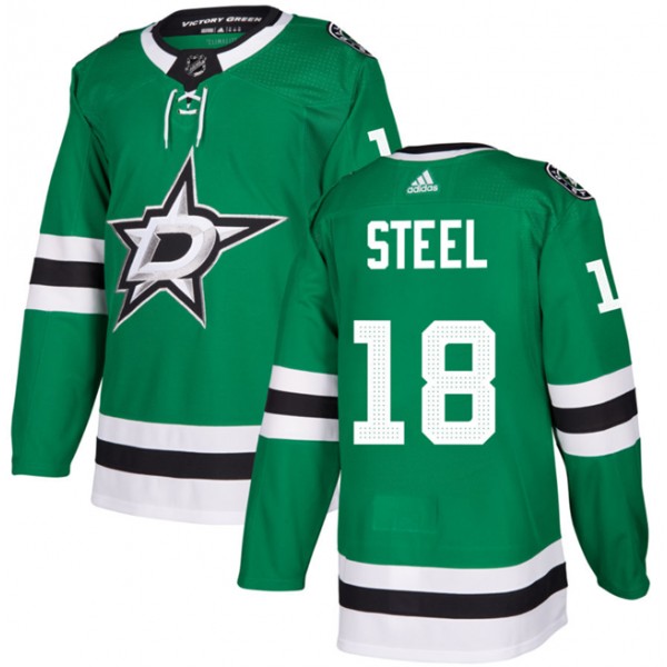 Dallas Stars #18 Sam Steel Green Stitched Jersey