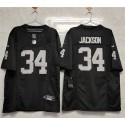 Las Vegas Raiders #34 Bo Jackson Black 2023 F.U.S.E Vapor Untouchable Stitched Jersey
