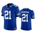 Seattle Seahawks #21 Artie Burns Royal 2023 F.U.S.E. Vapor Limited Throwback Stitched Jersey