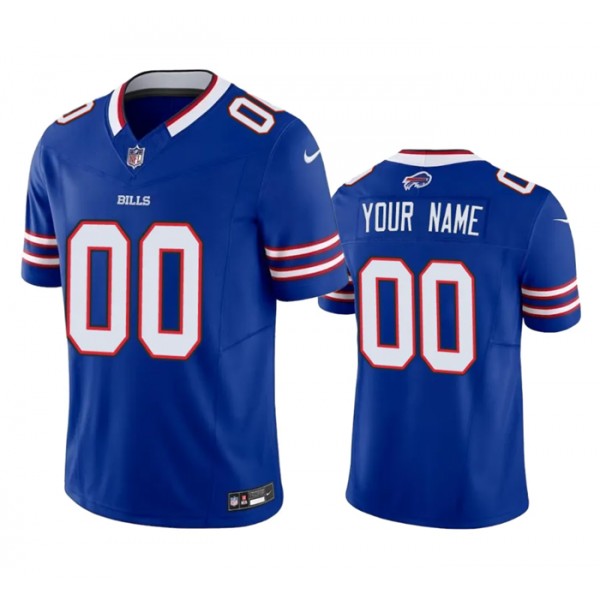 Buffalo Bills Custom Blue 2023 F.U.S.E. Vapor Untouchable Limited Stitched Jersey
