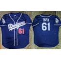 Los Angeles Dodgers Custom Blue Cool Base Stitched Jersey