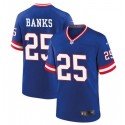 New York Giants #25 Deonte Banks Royal Classic Stitched Game Jersey