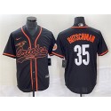 Baltimore Orioles #35 Adley Rutschman Black City Connect Cool Base Stitched Jersey