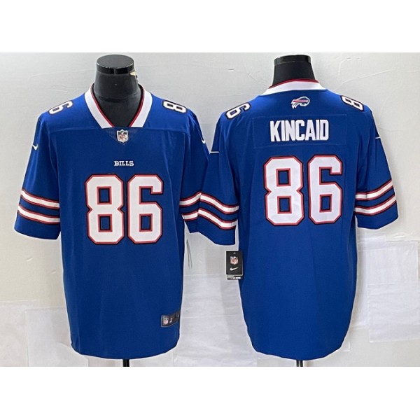 Buffalo Bills #86 Dalton Kincaid Blue Vapor Untouchable Limited Stitched Jersey