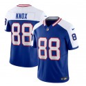 Buffalo Bills #88 Dawson Knox Blue White 2023 F.U.S.E. Throwback Vapor Untouchable Limited Stitched Jersey