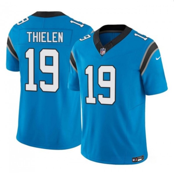 Carolina Panthers #19 Adam Thielen Blue 2023 F.U.S.E. Vapor Untouchable Stitched Jersey