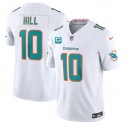 Miami Dolphins #10 Tyreek Hill White 2023 F.U.S.E With 2-Star C Patch Vapor Limited Stitched Jersey