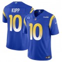 Los Angeles Rams #10 Cooper Kupp Blue 2023 F.U.S.E. With 4-Star C Patch Vapor Vapor Limited Stitched Jersey