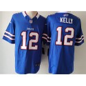 Buffalo Bills #12 Jim Kelly Blue 2023 F.U.S.E. Vapor Untouchable Limited Stitched Jersey