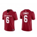 Arizona Cardinals #6 James Conner Red 2023 F.U.S.E. Vapor Untouchable F.U.S.E. Limited Stitched Jersey