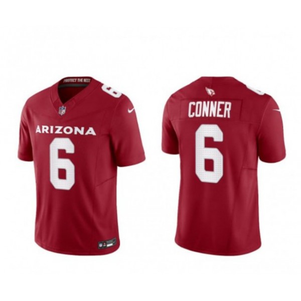Arizona Cardinals #6 James Conner Red 2023 F.U.S.E. Vapor Untouchable F.U.S.E. Limited Stitched Jersey