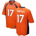 Denver Broncos #17 Lil'Jordan Humphrey Orange Stitched Game Jersey