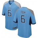 Tennessee Titans #6 Nick Folk Light Blue Stitched Game Jersey