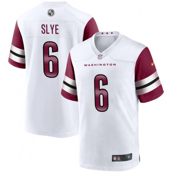 Washington Commanders #6 Joey Slye White Stitched Game Jersey