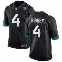 Jacksonville Jaguars #4 Tank Bigsby Black Stitched Jersey