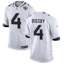 Jacksonville Jaguars #4 Tank Bigsby White Stitched Jersey