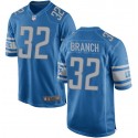 Detroit Lions #32 Brian Branch Blue Stitched Game Jersey