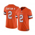 Denver Broncos #2 Pat Surtain II Orange 2023 F.U.S.E. Vapor Untouchable Stitched Jersey