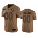 Los Angeles Rams Custom 2023 Brown Salute To Setvice Limited Stitched Jersey