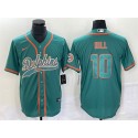 Miami Dolphins #10 Tyreek Hill Aqua Cool Base Stitched Jersey