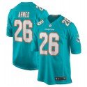 Miami Dolphins #26 Salvon Ahmed Aqua Stitched Game Jersey