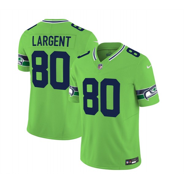 Seattle Seahawks #80 Steve Largent 2023 F.U.S.E. Green Limited Stitched Jersey
