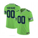 Seattle Seahawks Custom 2023 F.U.S.E. Green Limited Stitched Jersey