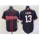 Tampa Bay Buccaneers #13 Mike Evans Black Cool Base Stitched Jersey