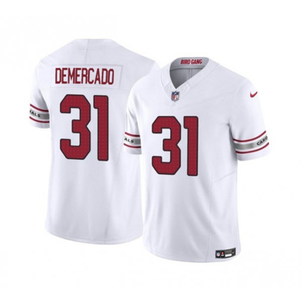 Arizona Cardinals #31 Emari Demercado White 2023 F.U.S.E. Vapor Untouchable Limited Stitched Jersey